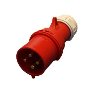 Wtyczka siłowa 32A 4 bolce plastik TWIGGY